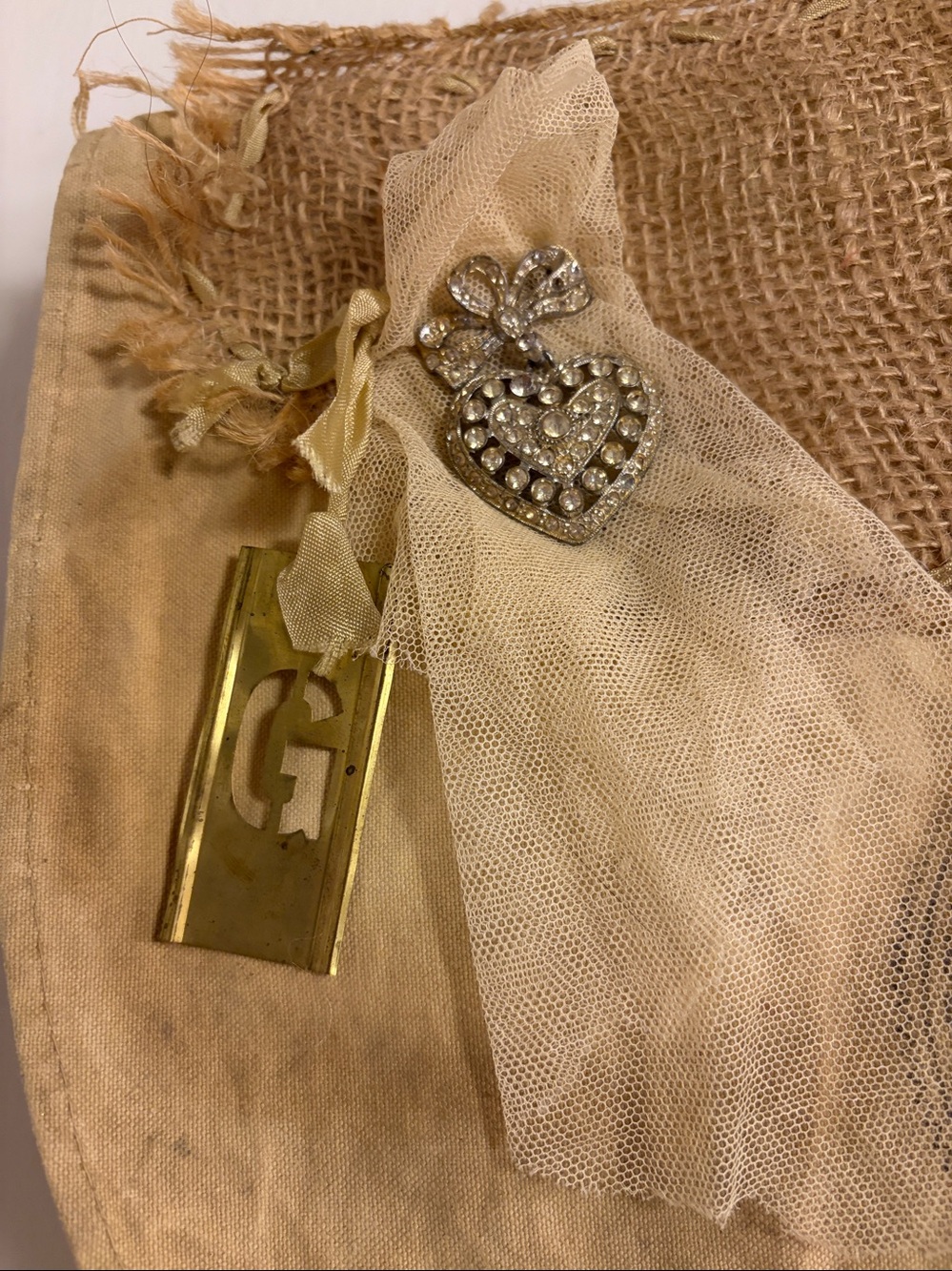 VINTAGE LACE & Rhinestone BOY SCOUTS BACKPACK Canvas